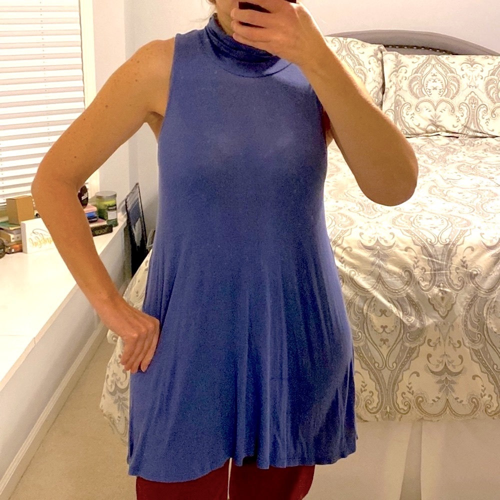 Soft Turtleneck Racer Back Mini or Tunic
